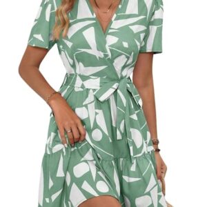 Leriya Fashion Summer Dress for Women – Short One Piece A-Line Midi Dress | Lightweight Vacation Wear & Daily Casual Outfit